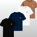 Kit 2 Camisetas Masculinas NY New York Slim Fit 100% Algodão Premium