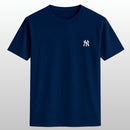 Kit 2 Camisetas Masculinas NY New York Slim Fit 100% Algodão Premium