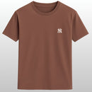 Kit 2 Camisetas Masculinas NY New York Slim Fit 100% Algodão Premium