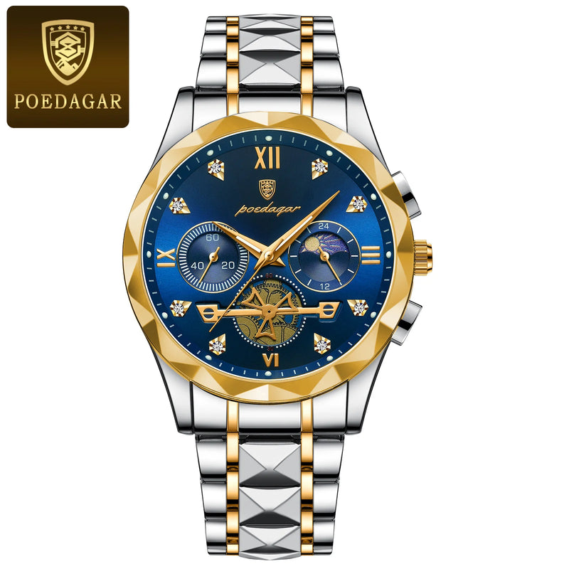 Relógio Masculino POEDAGAR Luxury