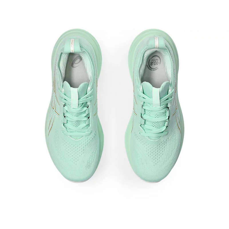Gel - Nimbus 26 - Verde com Branco e Dourado